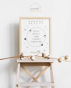 Quadro para Quarto Infantil - O Pequeno Principe Essencial
