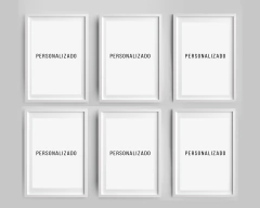 Conjunto 6 Quadros Personalizados
