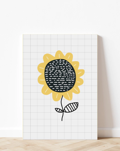Placa Decorativa - Girasol
