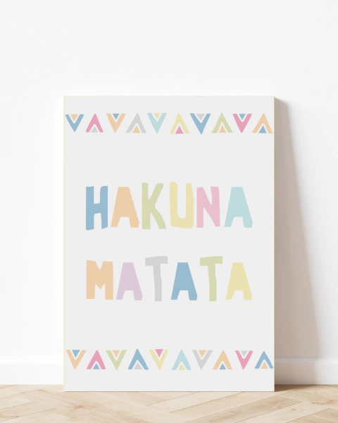 Placa Decorativa - Hakuna Matata