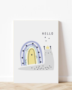 Placa Decorativa - Hello