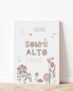 Placa Decorativa - Sonhe Alto 2