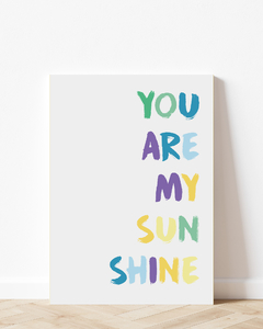 Placa Decorativa - You Are My Sunshine - comprar online