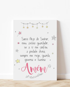 Placa Decorativa - Oração Do Anjo - comprar online