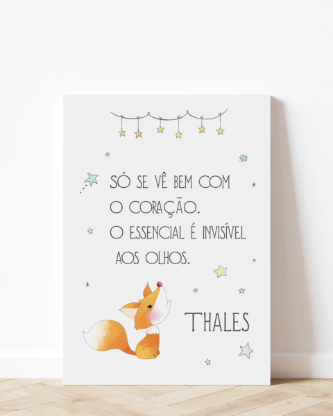 Placa Decorativa - O Pequeno Principe ( Personalizável )