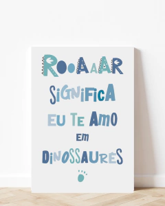 Placa Decorativa - Dinossaures