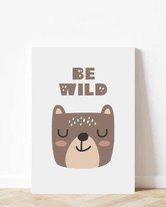 Placa Decorativa - Scandi Urso