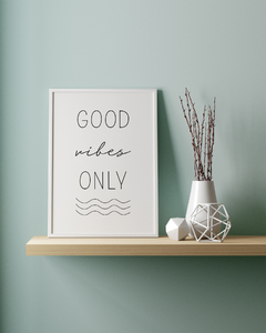 Quadro Decorativo - Good Vibes Only