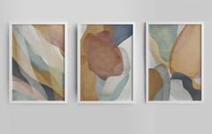 Conjunto De Quadros Para Sala - Abstrato 3