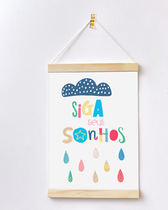 Flâmula Decorativa - Siga Seus Sonhos