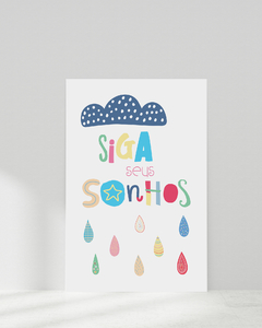 Pôster - Siga Seus Sonhos