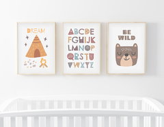Conjunto Quadros Scandi