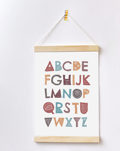Flâmula Decorativa - Scandi Alfabeto