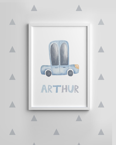 Quadro Carrinho Para Quarto Infantil - Arthur - comprar online