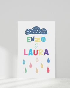 Quadro Para Quarto Infantil - Irmãos na internet