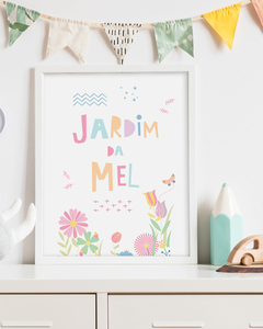 Quadro Para Quarto de Bebê - Jardim Da Mel - comprar online