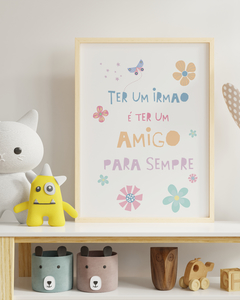 Quadro Para Quarto De Irmãos - Ter Um Irmão
