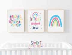 Conjunto Quadros - Sisters Fantasia