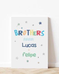 Placa Decorativa - Brothers
