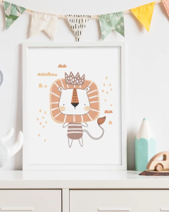 Quadro Infantil - Leãozinho Terra - comprar online