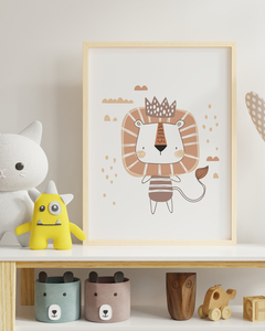 Quadro Infantil - Leãozinho Terra