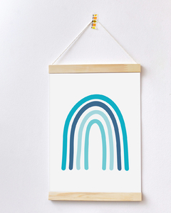 Flâmula Decorativa - Arco Iris Azul