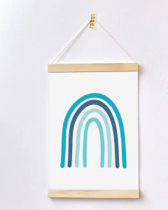 Flâmula Decorativa - Arco Iris Azul