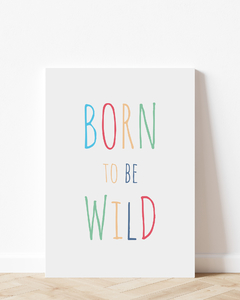 Placa Decorativa - Born To Be Wild Fantasia