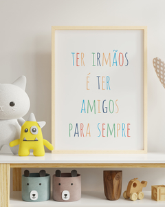 Quadro Para Quarto de Irmãos - Ter Irmãos