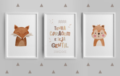 Conjunto Quadros - Tenha Coragem Boho - comprar online