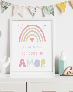 Imagem do Quadro Para Quarto Infantil - Eu Vim Do Céu