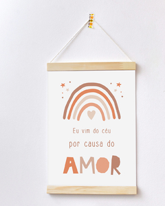 Flâmula Decorativa - Eu vim do Céu na internet