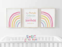 Conjunto Quadros - Meu Mundo Colorê