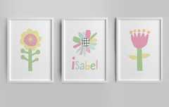 Conjunto 3 Quadros - Isabel - comprar online