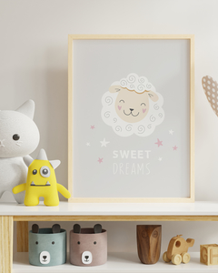 Quadro Para Quarto Infantil - Ovelha