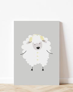 Quadro Para Quarto Infantil - Ovelha 3 na internet