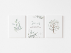 Conjunto Placas Decorativas - Significado Nome Beatriz