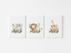 Conjunto Placas Decorativas - Safari