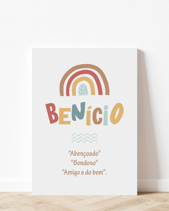 Quadro Significado Do Nome - Benicio na internet