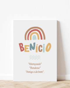 Placa Significado Do Nome - Benicio