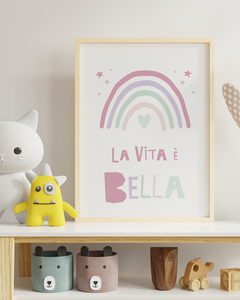 Quadro Para Quarto Infantil - La Vita è Bella