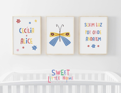 Quadro Para Quarto de Irmãs - Sejam Luz