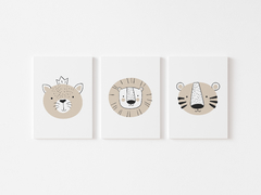 Conjunto Placas Decorativas - Bichinhos