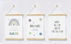 Conjunto 3 Flamulas Significado Do Nome - Samuel