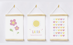 Conjunto 3 Flamulas Significado Do Nome - Laura