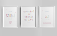 Quadro Quarto de Irmãos e Significado - Sarah e Liz - comprar online