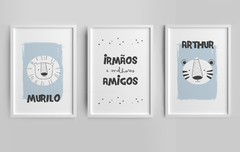 Quadro Personalizado Irmãos Murilo e Arthur