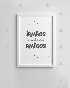 Quadro Infantil - Irmãos e Melhores Amigos - comprar online