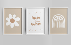 Quadro Personalizado Quarto Infantil - Irmãs e Melhores Amigas - comprar online