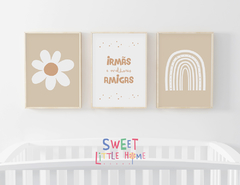Quadro Personalizado Quarto Infantil - Irmãs e Melhores Amigas